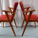Pair of 50s bridge chairs