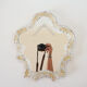 Venetian mirror in Murano glass 1950