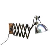 Lamp 1930 accordion scissors france mazda 1930