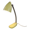 Lampe/lampe de bureau design vintage en métal jaune des années 1960