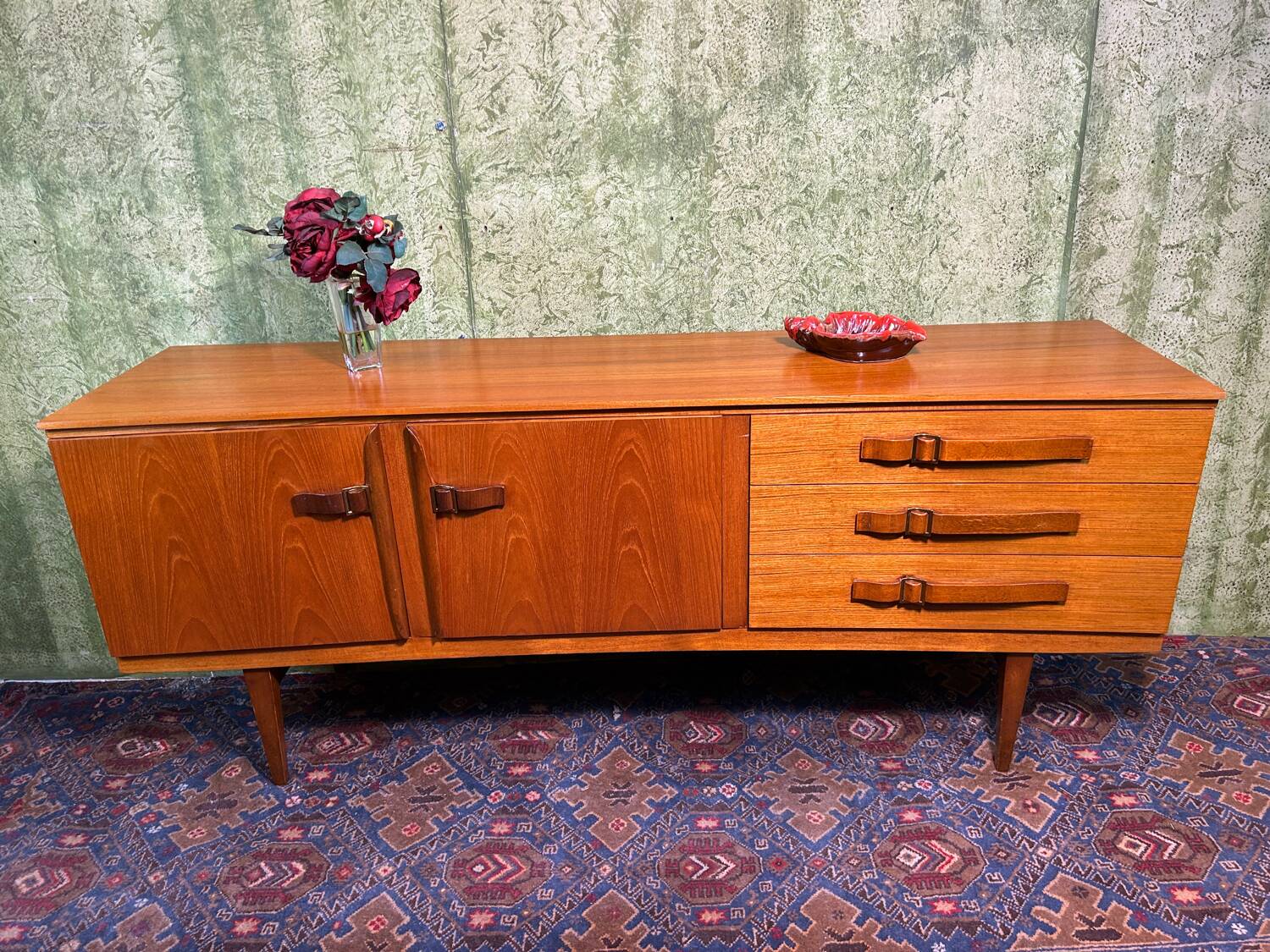 Mid century retro vintage teak sideboard by Beautility 1960