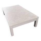 Travertine coffee table, large width