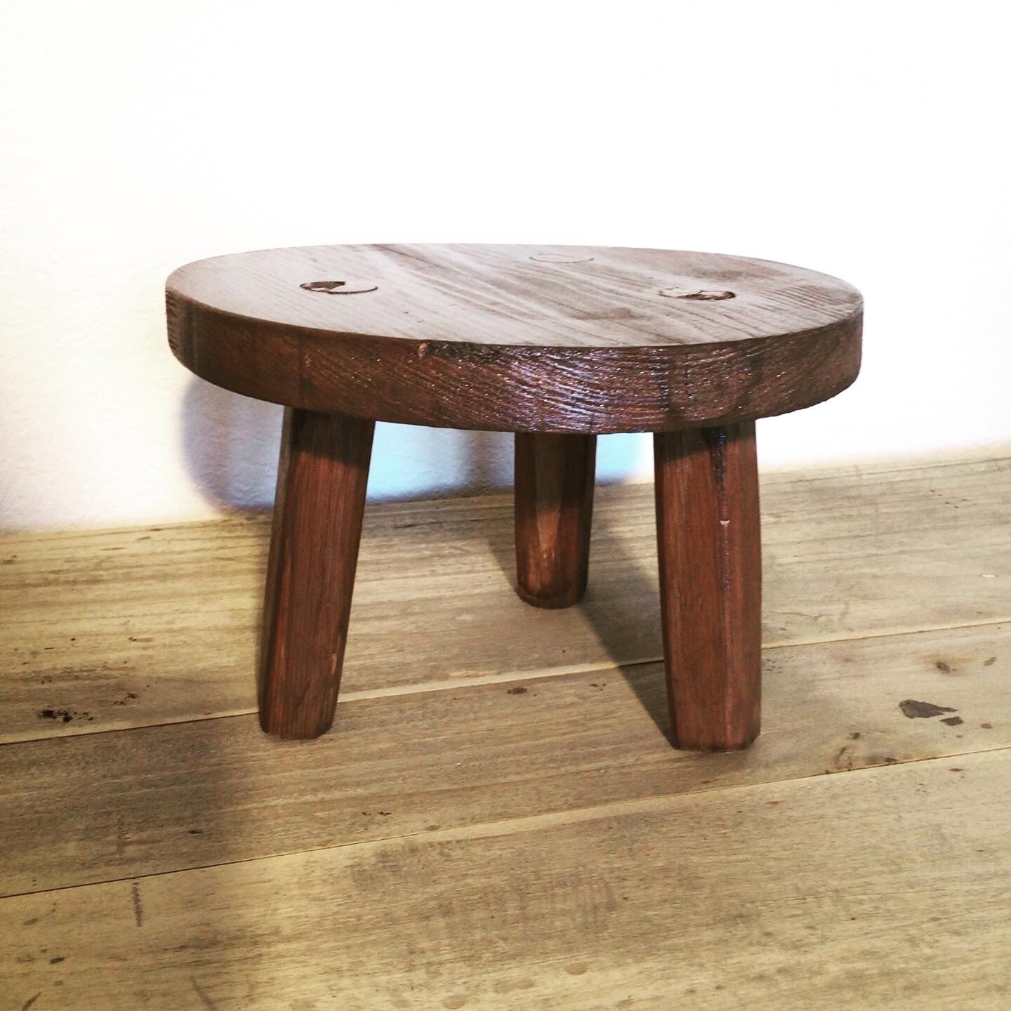 Brutalist tripod stool