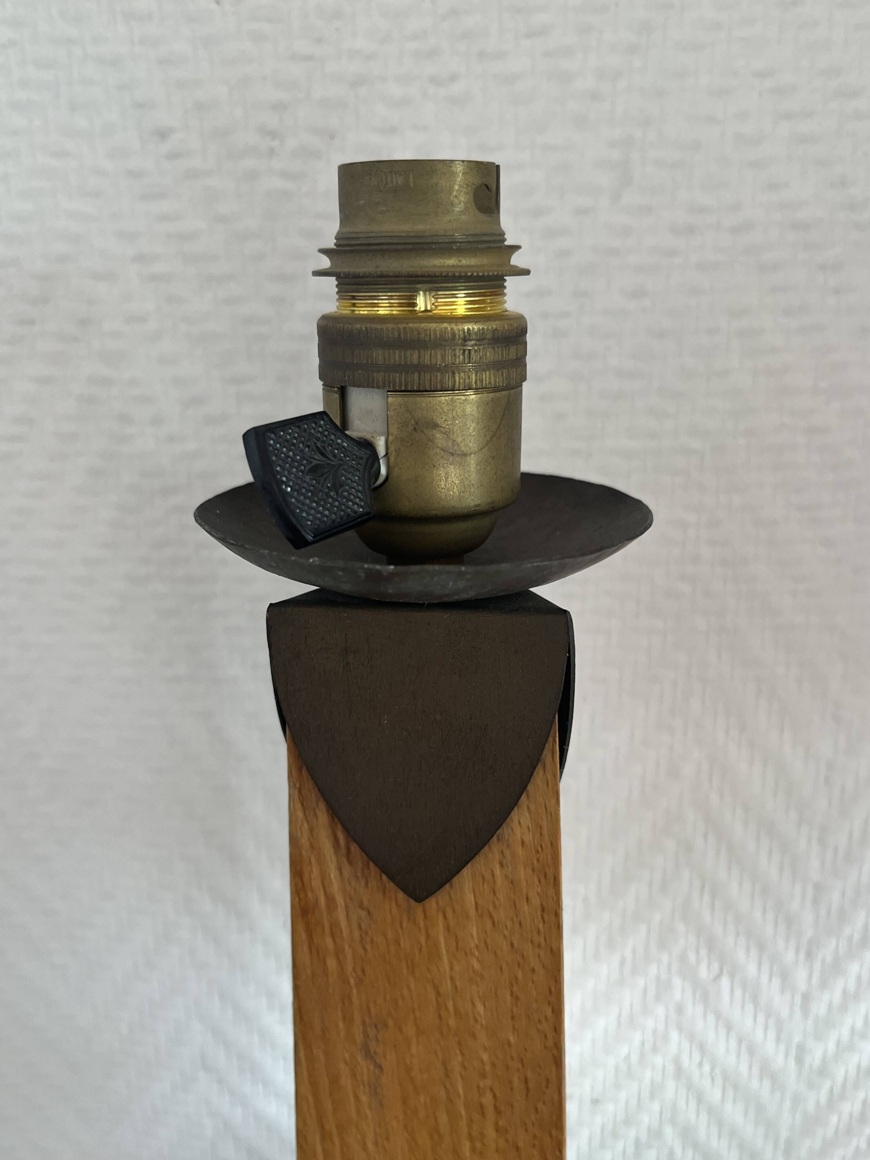 Vintage fifties desk lamp in Prouvé style