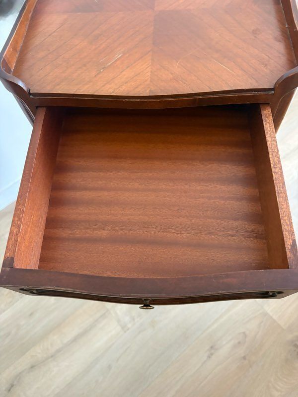Louis XV style bedside table in cherry wood