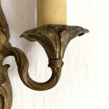 Pair of rocaille style wall lights