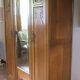 Parisian art deco carved wardrobe with mirror 130 x 200