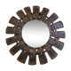 Miroir en teck birman