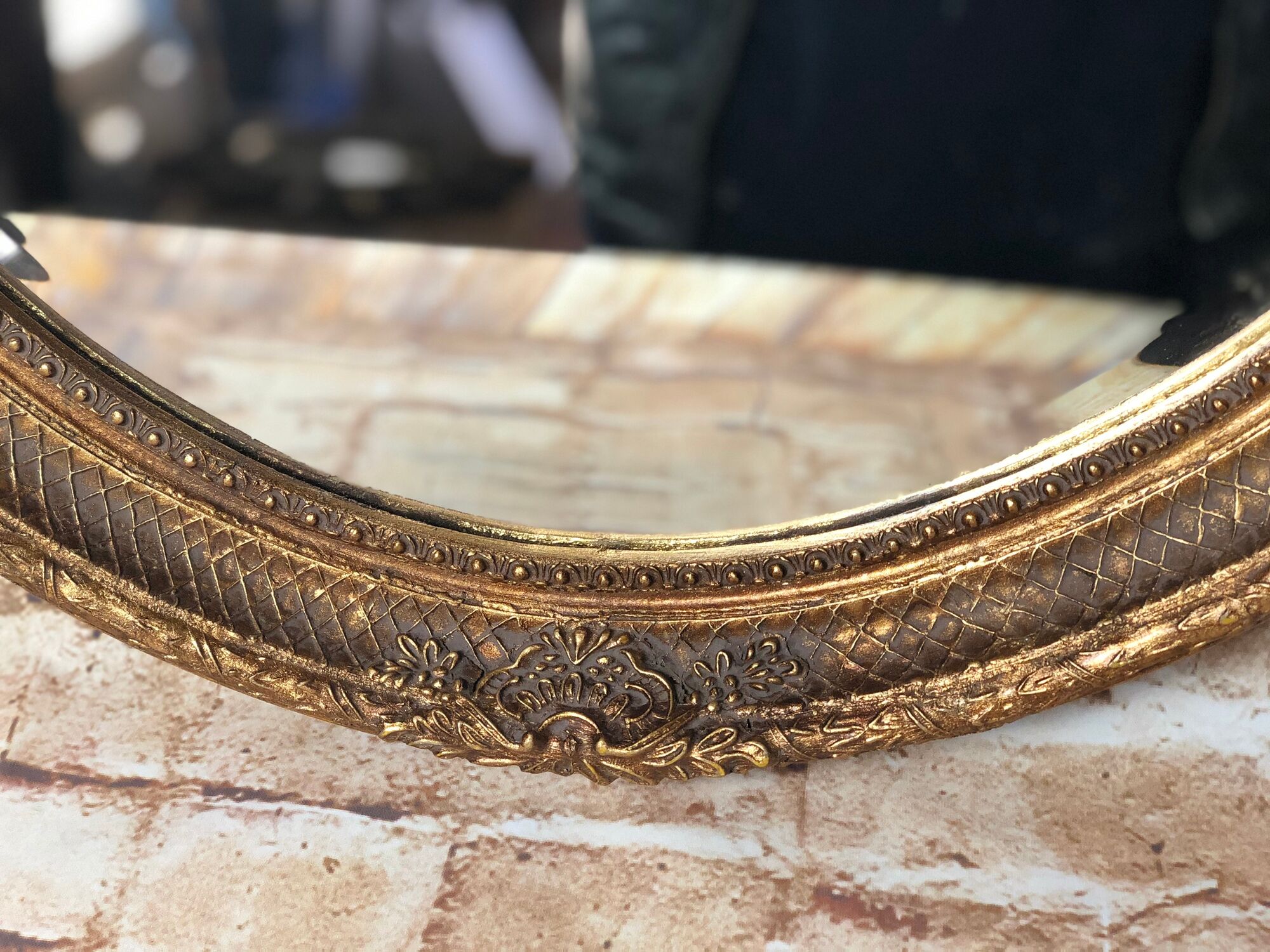 Louis XVI style oval mirror 80