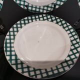 4 Sarreguemines and Digoin Scossais dessert plates