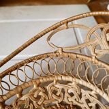 Wicker lace basket