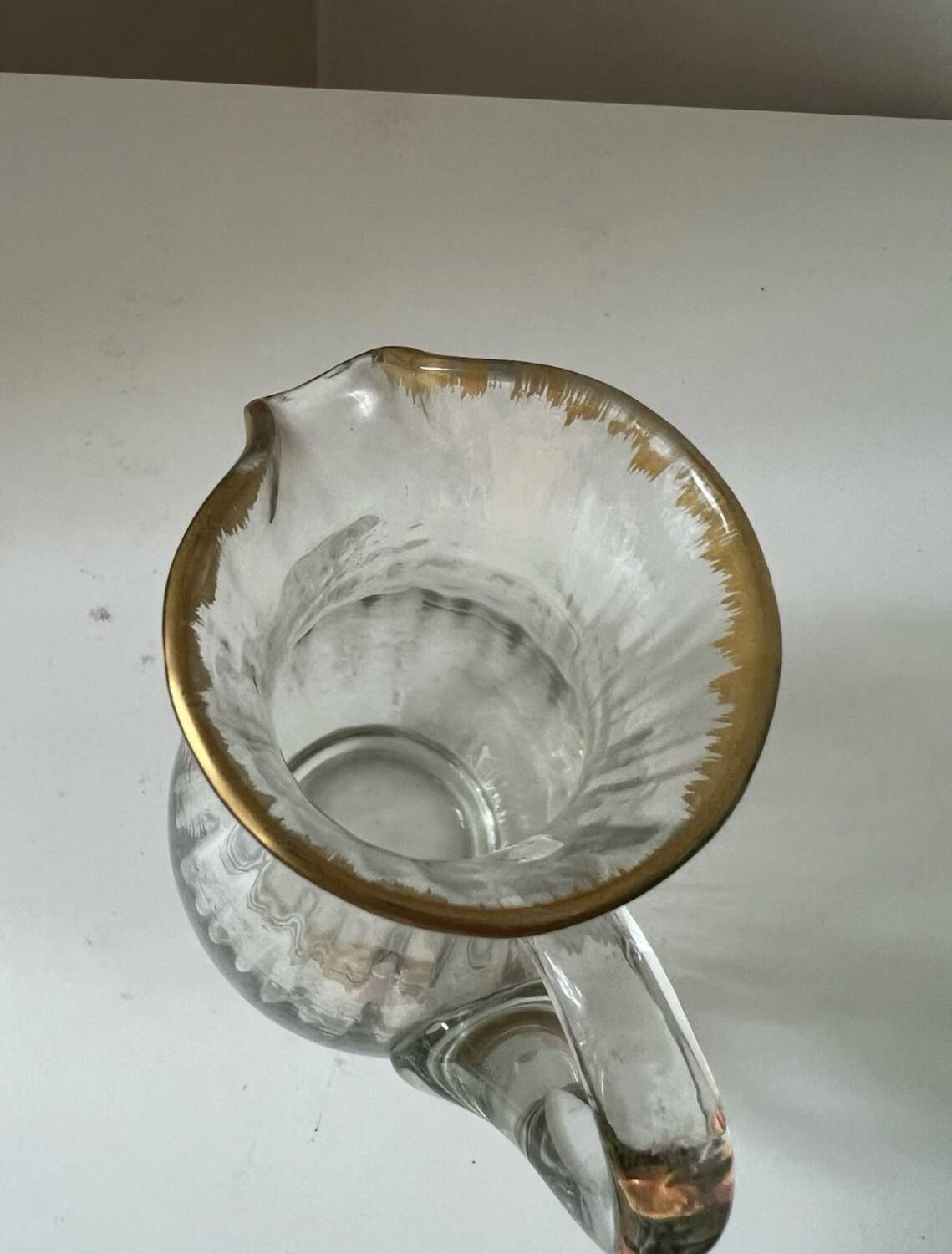 1900 Baccarat Saint Louis crystal pitcher?