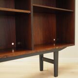 Mahogany bookcase, Danish design, 1970s, manufacturer: Omann Jun