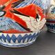 Paire de Vases Cornets Japonais Imari | Décor de Grues & Rouge de Fer