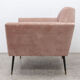 Fauteuil Dutchbone Kate rose pastel