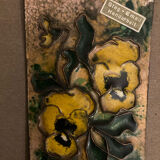 Small enamelled cloisonné panel