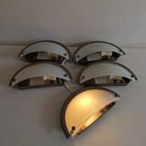 Set of 5 Danish Odreco wall lamps 80s 90s