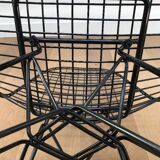 Set of 4 vintage black Eames chairs