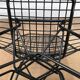 Lot de 4 chaises noires vintage Eames
