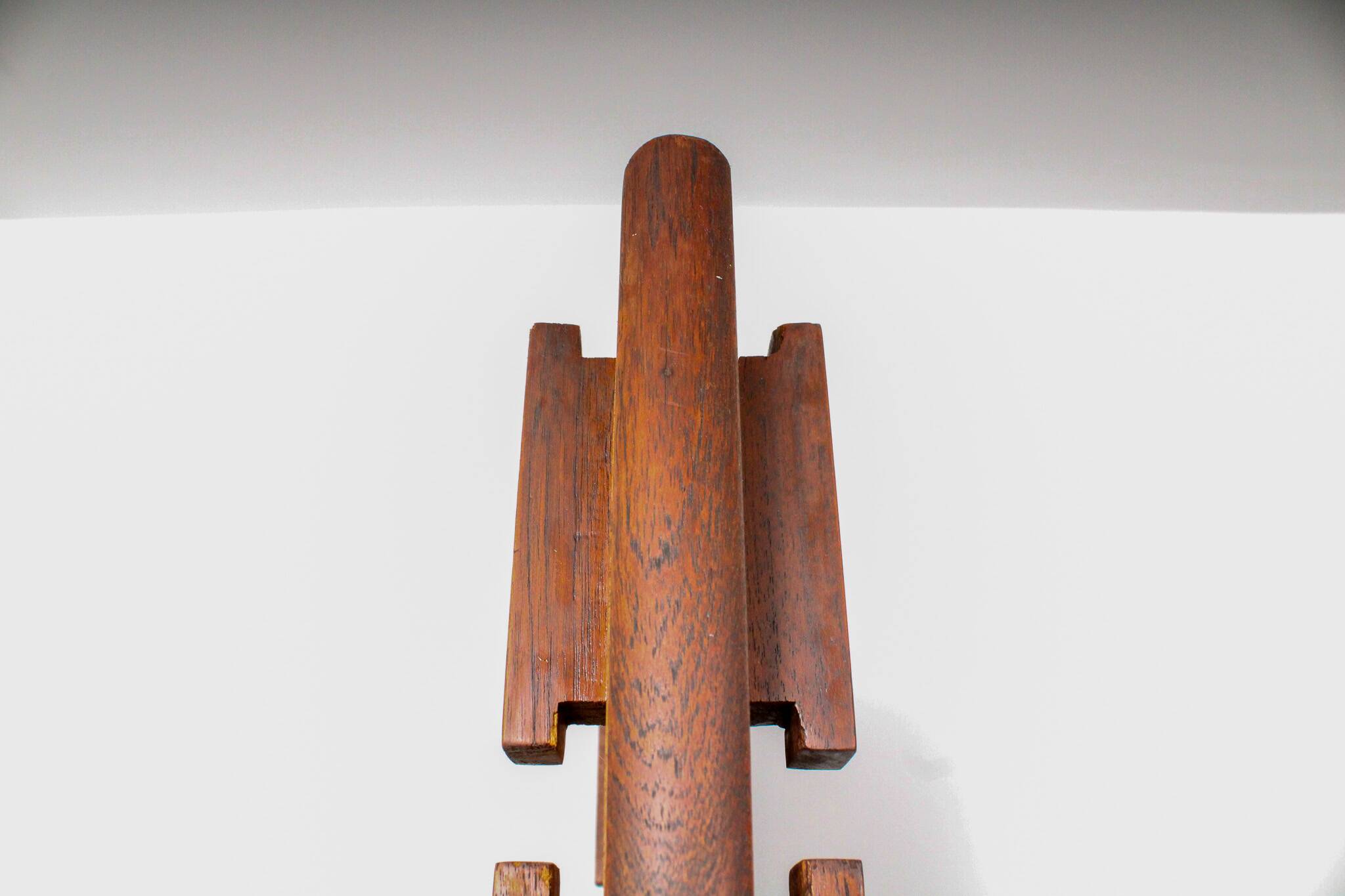A vintage mid-century teak Gianfranco Frattini style bookcase room divider