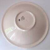 Large round ceramic serving platter from Lunéville, Chantal pattern