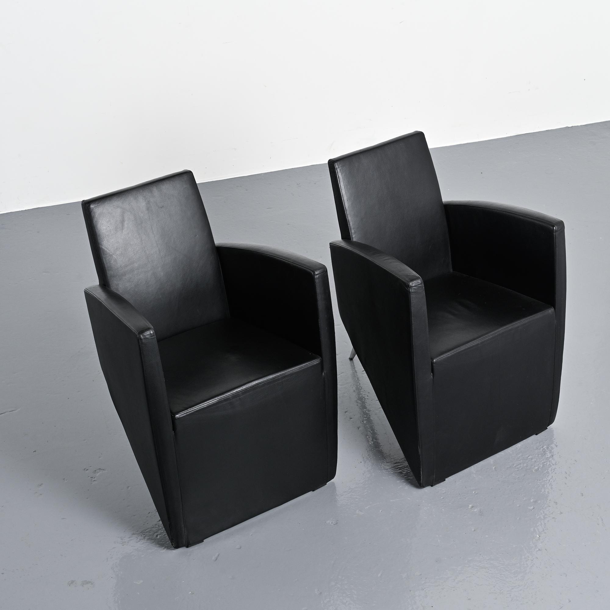 Pair of armchairs J. Lang, Philippe Starck, Driade 1987