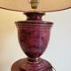 Living room lamp on column