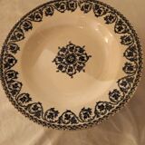 12 Terre de fer hollow plates, Brienne model, HB&Cie