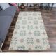Vintage Turkish Oushak Handmade Wool Rug 111x202