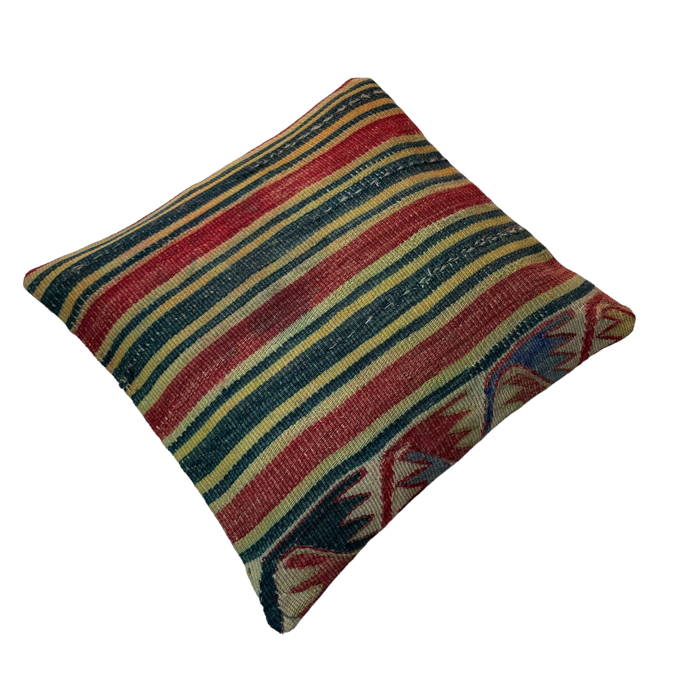 Housse de coussin kilim turc vintage 40 x 40 cm