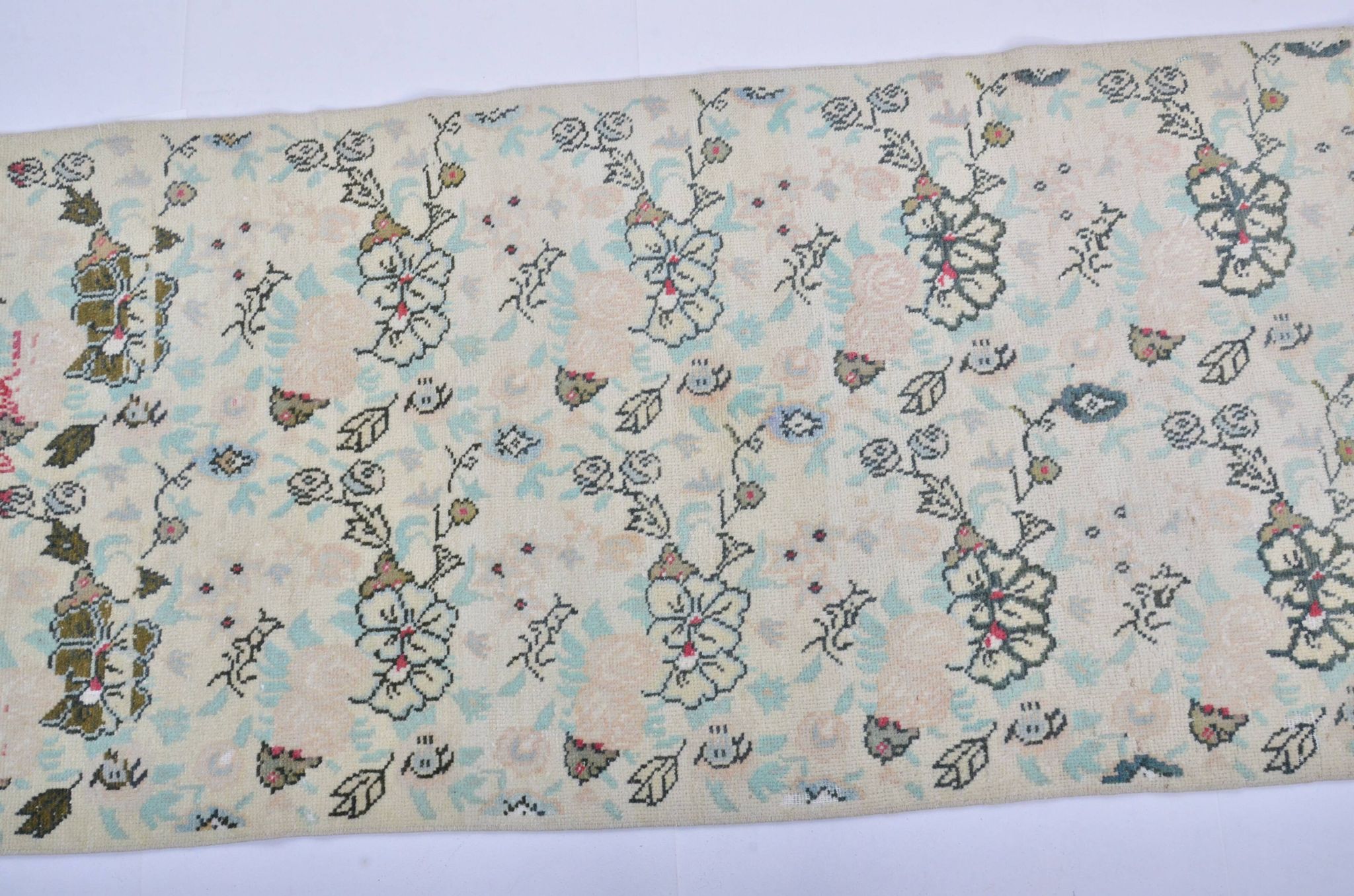 Beige Turkish Floral Carpet sku 3335