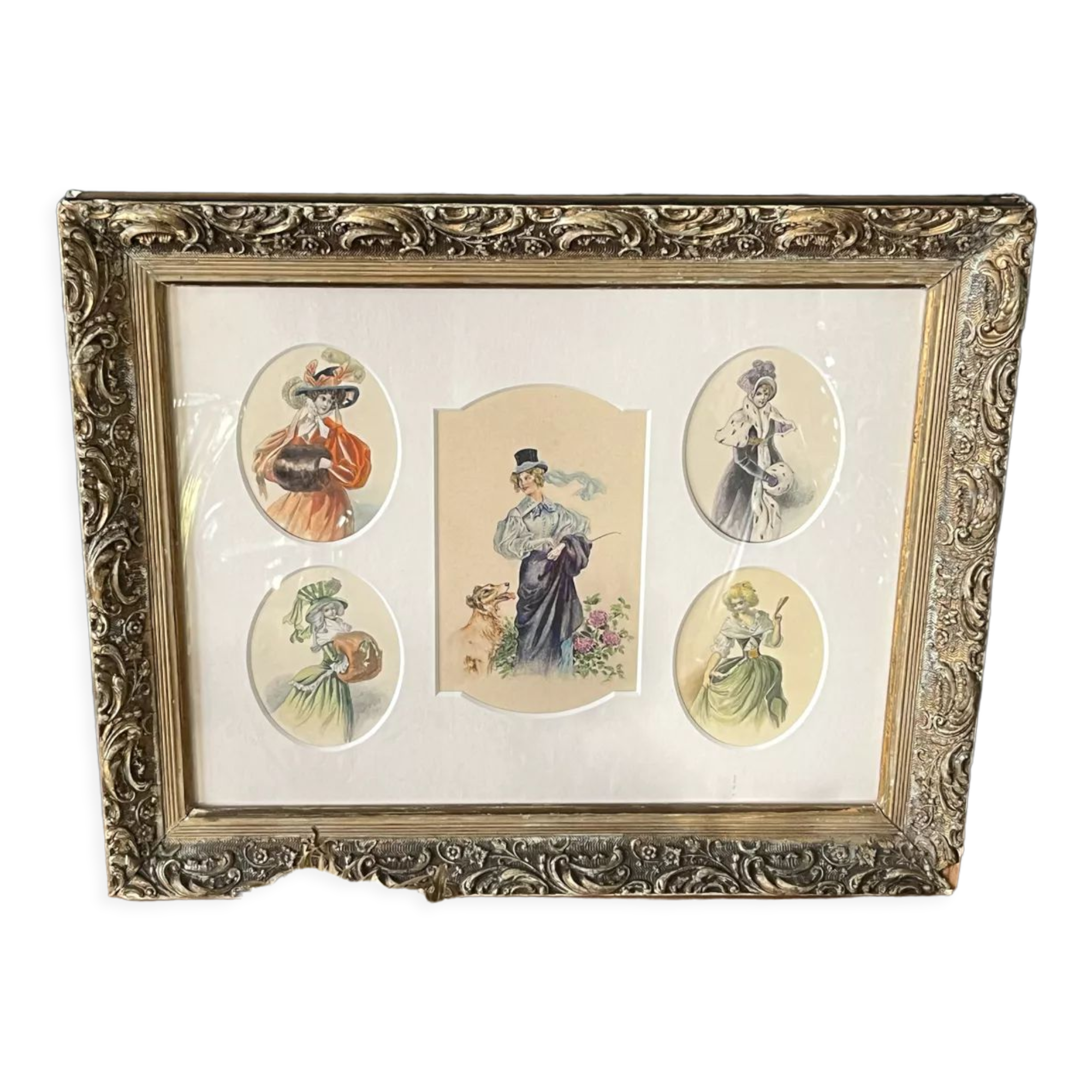 Painting of elegant women