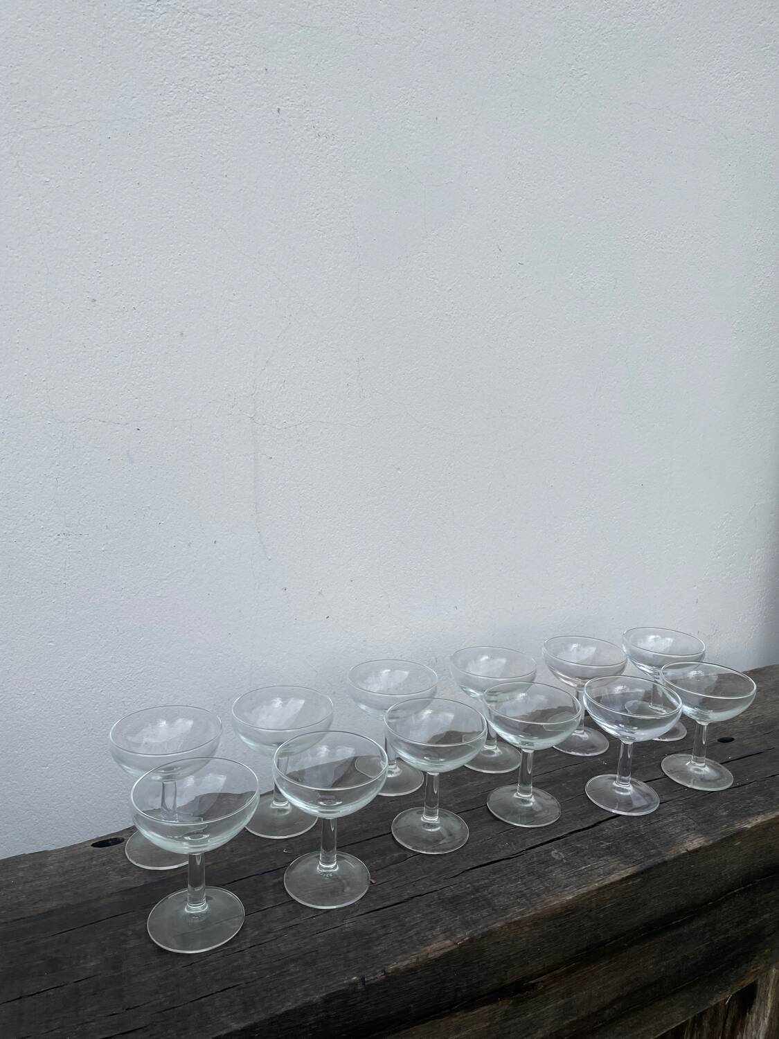 12 glass cups