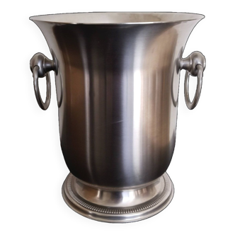 Jean Couzon stainless steel Champagne bucket, ice bucket, cooler