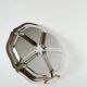 Stainless steel compartment dish, flower shape, 1970 - 33 cm