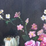 Painting on canvas bouquet of flowers