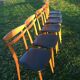 Set de 6 chaises scandinaves