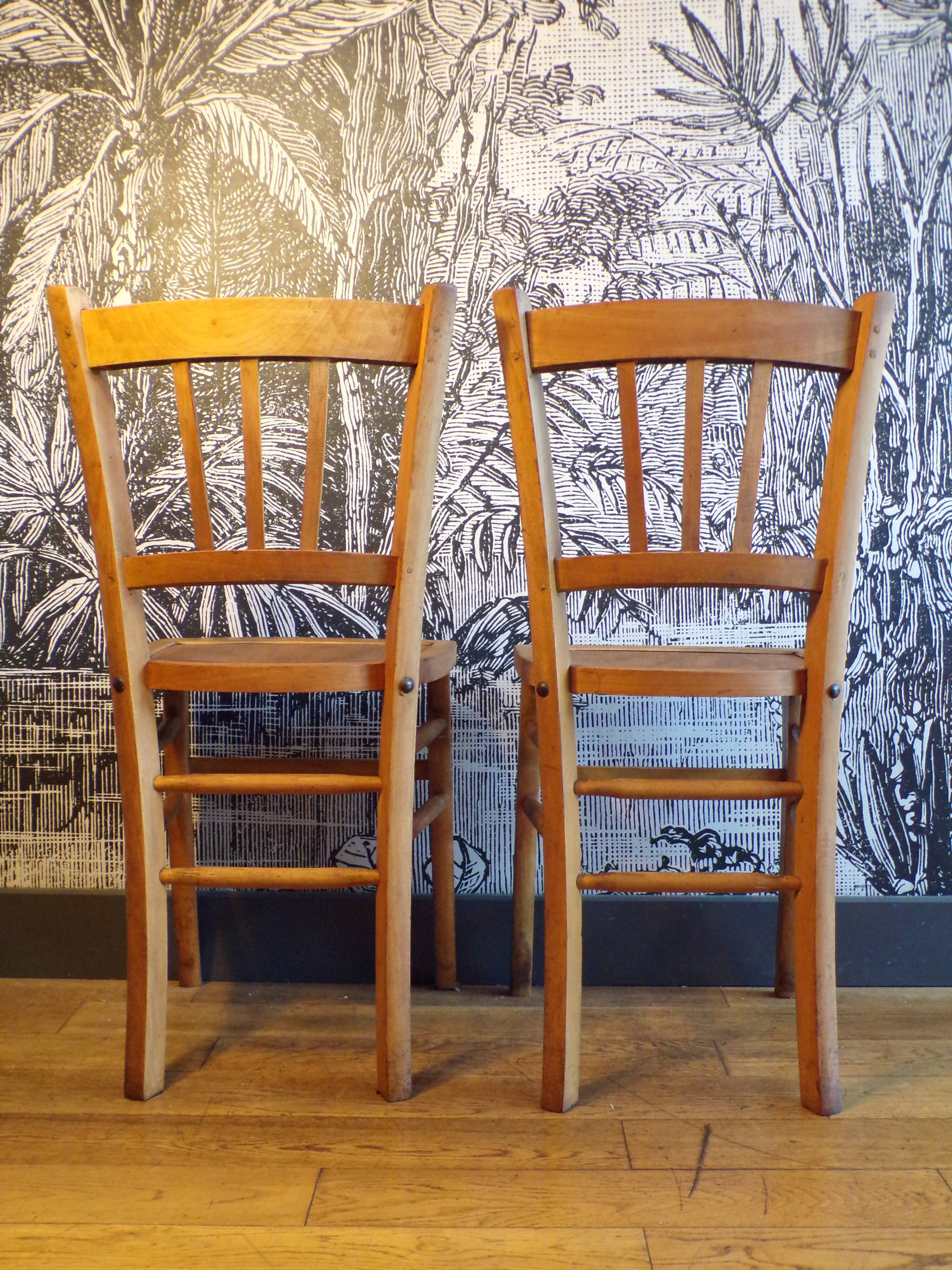 Pair of Luterma bistro chairs 1950