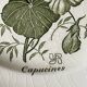 Five dessert plates "capucines" in Gien earthenware.