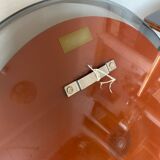 Round bluish plexiglass mirror