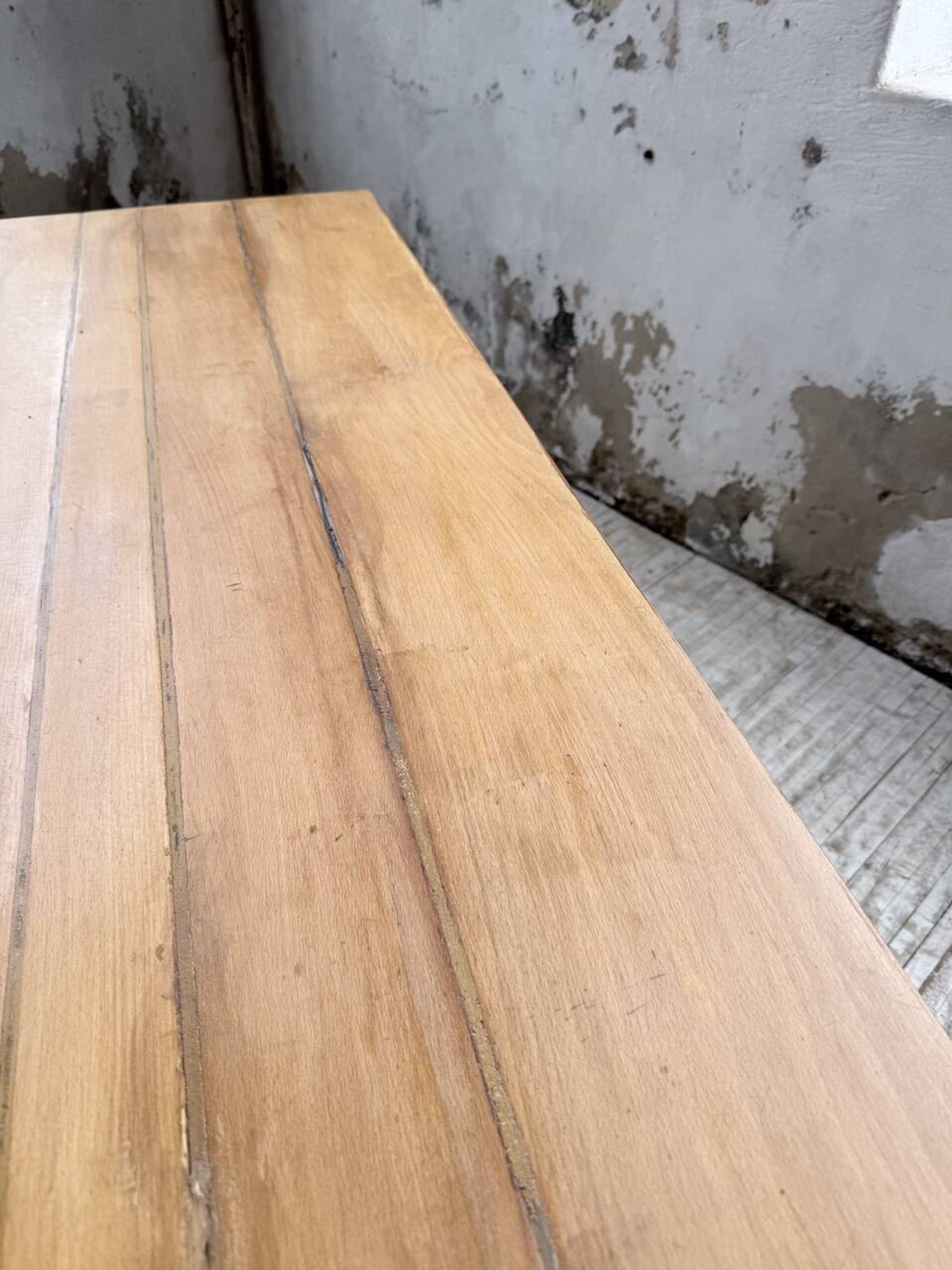 Table mobilier montagne 1950 hêtre massif