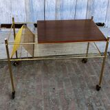 Vinyl rack service, brass magazine holders