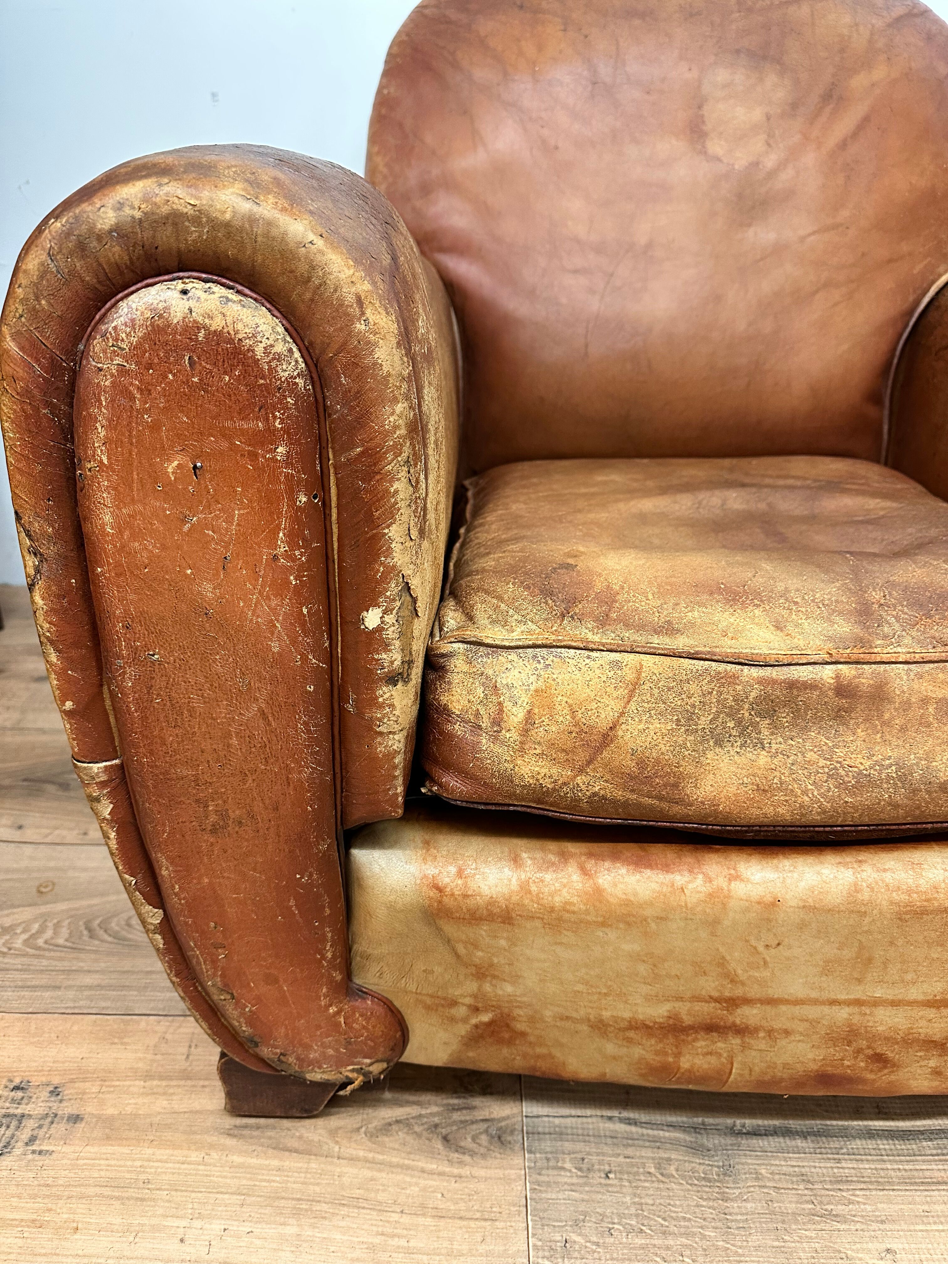Pair of club chairs