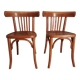 Paire de chaises bistrot 5 barreaux