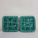 Vallauris woven ceramic trivet/bottle coaster