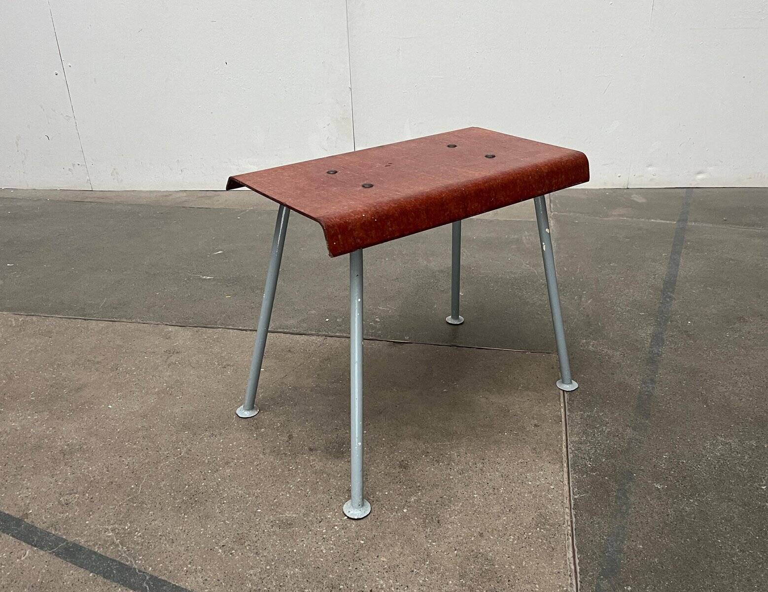 Minimalist stool in Pagwood mid-century, 1960s