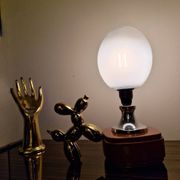 Murano glass, vintage 70s table lamp