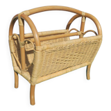 Bamboo magazine rack