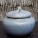 Blue ceramic box