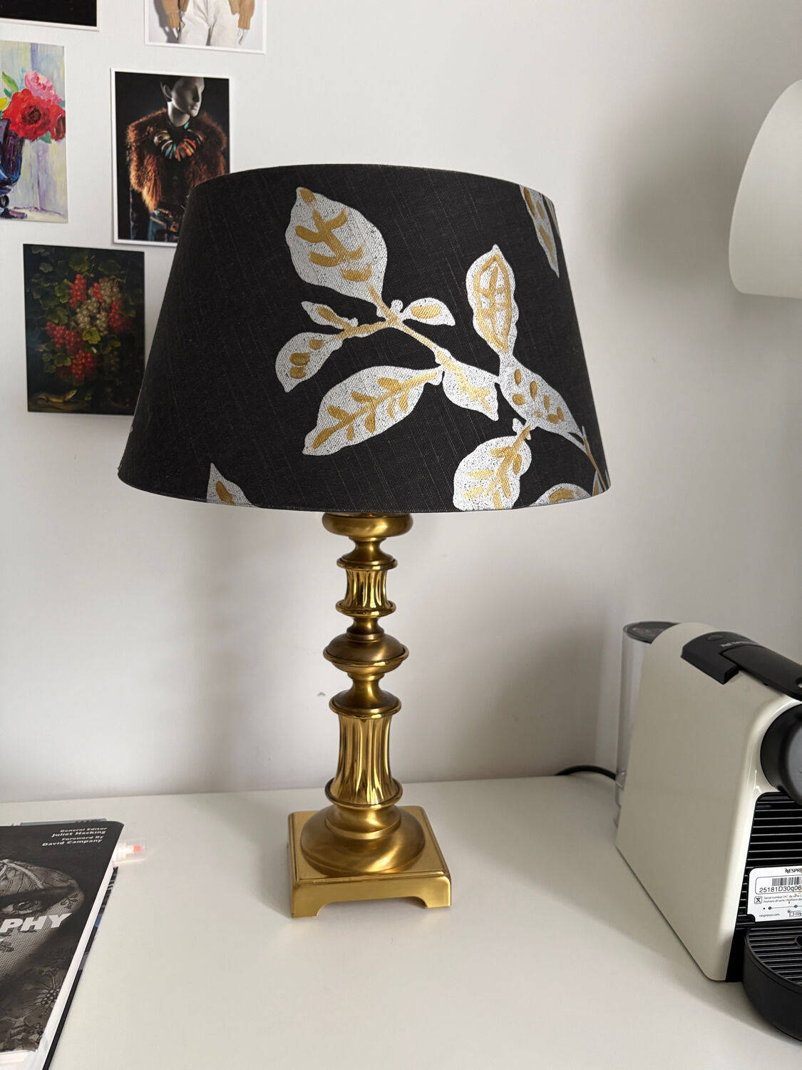 Vintage Mid-Century Brass Table Lamp